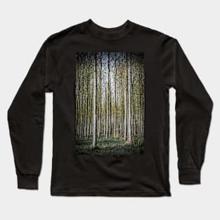 White Sapling Tree Plantation Long Sleeve T-Shirt